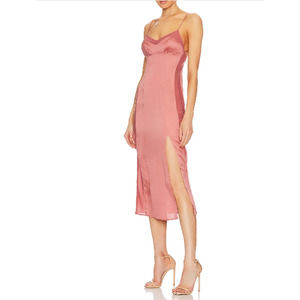 Free People NWT City Cool Midi Slip Dress Silky Canyon Clay XS